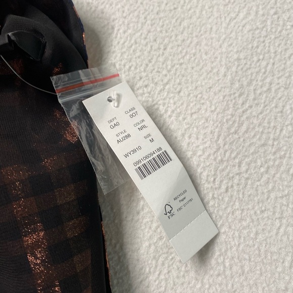 NWT JCrew Metallic Sleeveless Top Medium - Picture 4 of 8